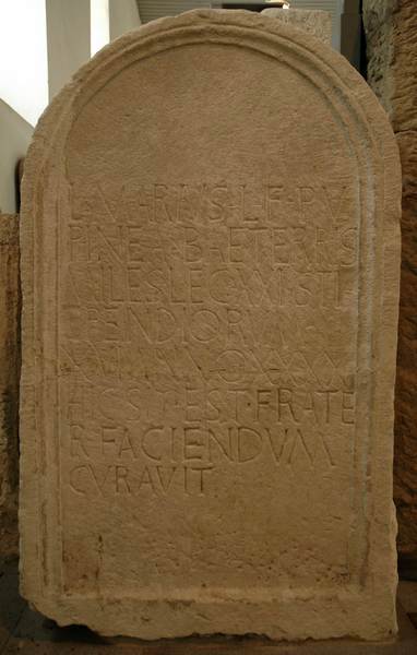 Mainz, Tombstone of L. Marius of XXI Rapax