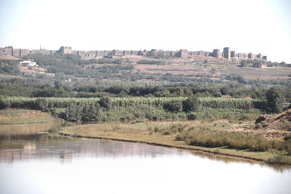 Amida and the Tigris, seen from the south