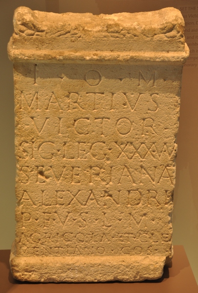 Xanten-Birten, Dedication to Jupiter by a soldier of XXX Ulpia Victrix