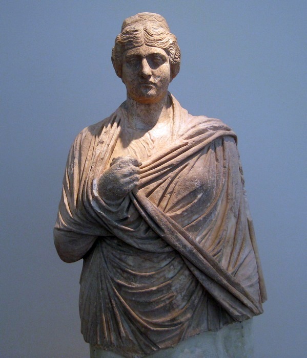 Olympia, Statue of Faustina I - Livius