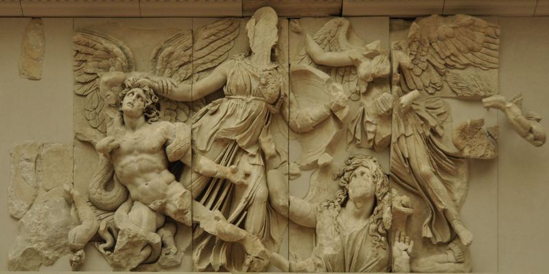 Pergamon Altar, Athena