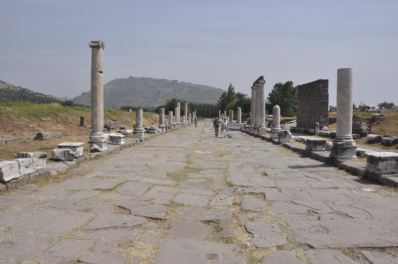 Pergamon, Asclepium, Road to the citadel