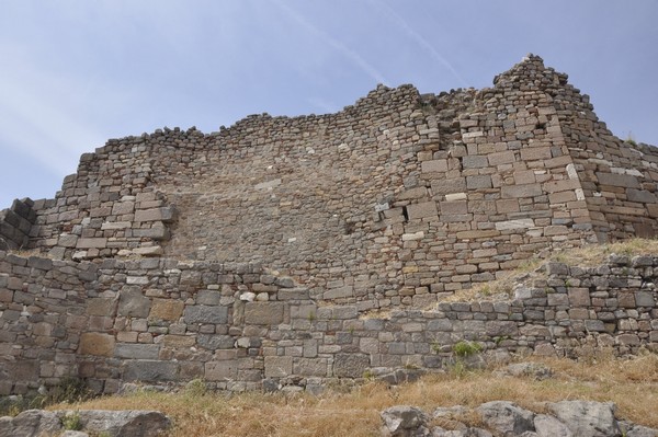Pergamon, Byzantine wall