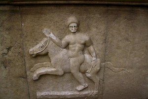 Relief of a horseman