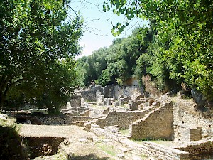 Stoa and temple of Athena