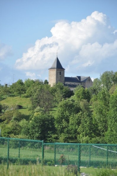 The church of Berg; built on top of a pagan sanctuary.