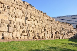 The Servian Wall near Rome's central station.