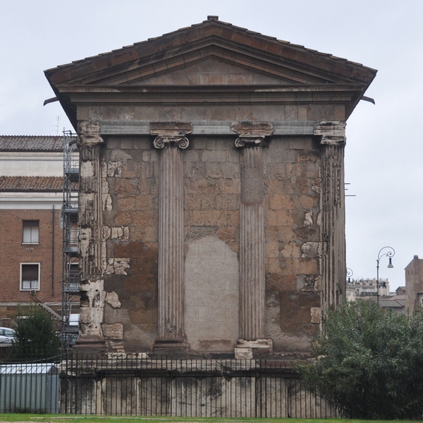 Rome, Temple of Portunus, seen from the south