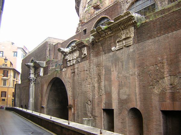 Rome, Baths of Agrippa, Basilica of Neptune (1)