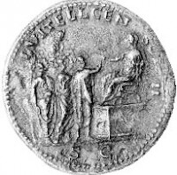 Coin of Lucius Vitellius as censor