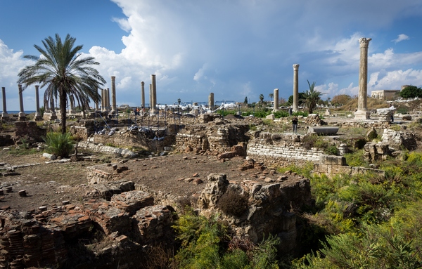 Tyre, City, Baths (from NE)