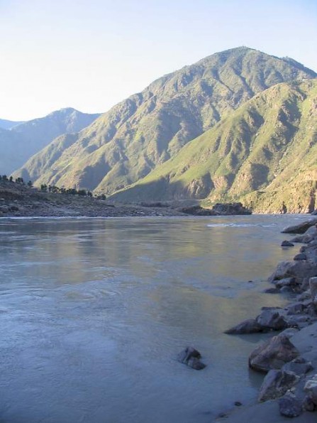 The Indus and the Aornus, seen from the north