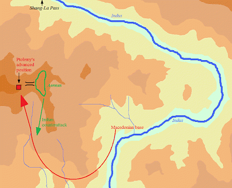 The siege of the Aornus