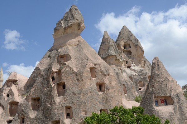 Cappadocia, cave dwellings near Uchisar