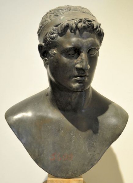 Ptolemy II Philadelphus. Bust from the Villa of the Papyri, Herculaneum