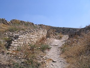 Road from the temple to the theater