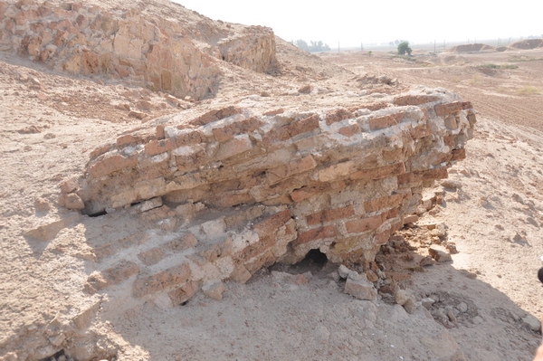 Iwan-e Karkheh, Southeastern wall, Bricks