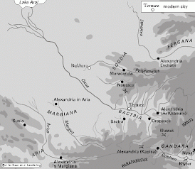 Map of Sogdia