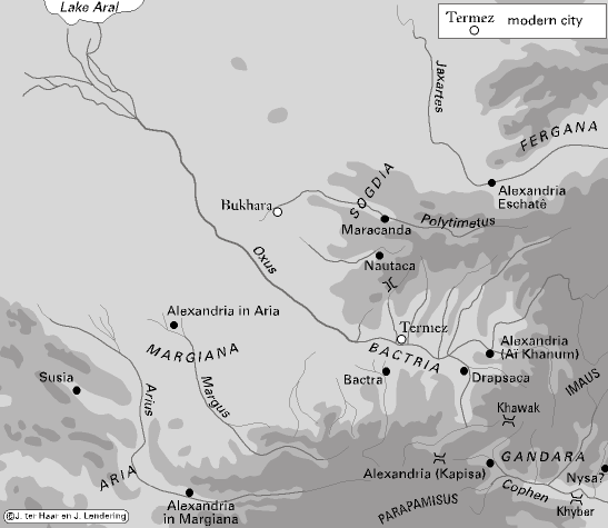 Map of Sogdia