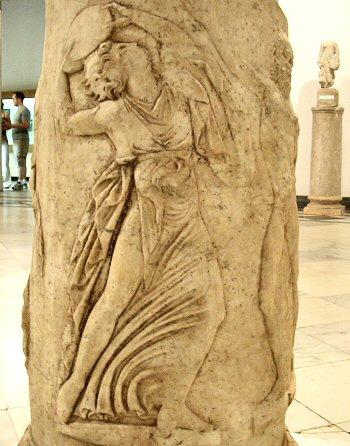 Italica, Theater relief: Dancing maenad (1)