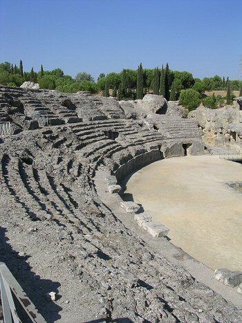 Italica, Amphitheater, Seats