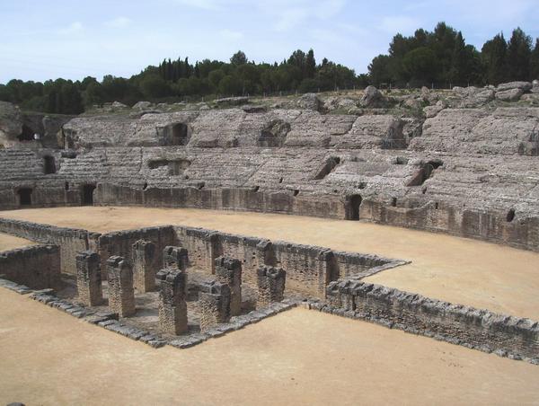 Italica, Amphitheater, Arena (2)