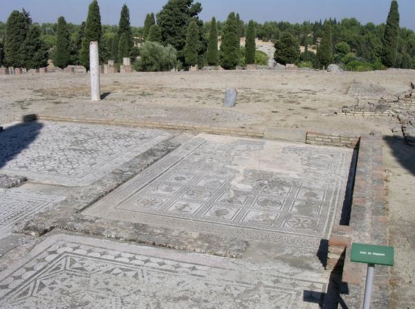 Italica, House of the Neptune Mosaic, general view