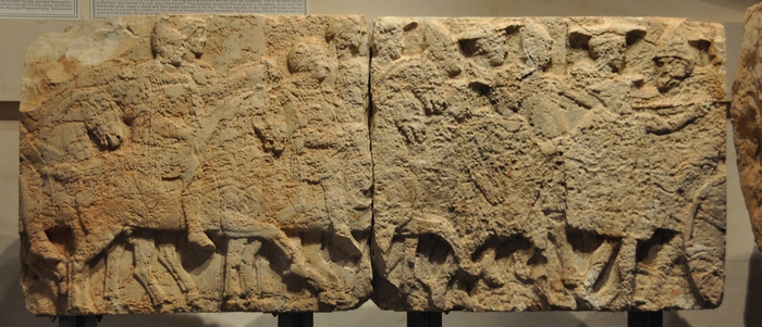 Limyra, Mausoleum of Pericles, cavalry (left)