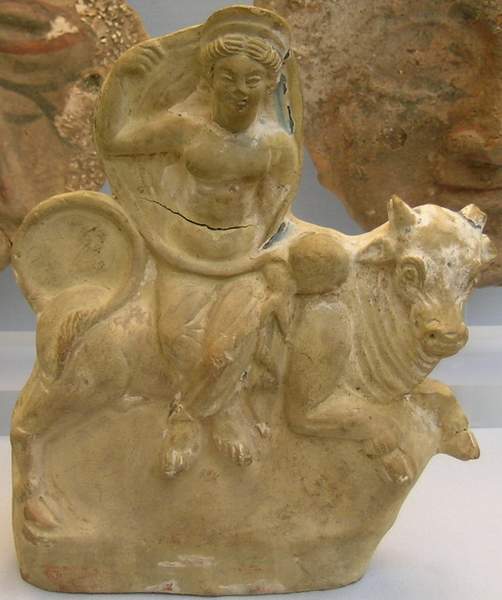 Babylon, Figurine of Europa on a bull