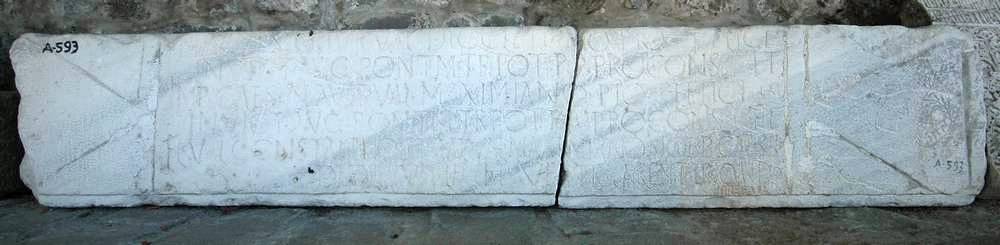 Trapezus, Dedication by I Pontica to Diocletian and his fellow emperors