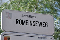 Roadsign "Roman Road" (Herderen)