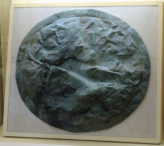 Athens, Agora, Spartan shield, captured at Sphacteria
