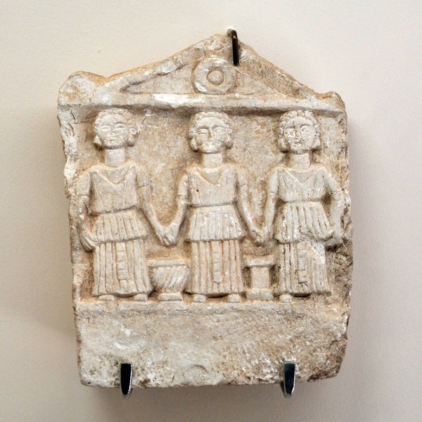 Arykanda, Relief of three Lycian goddesses