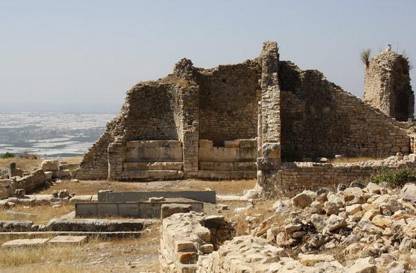 Rhodiapolis, Agora, Temple