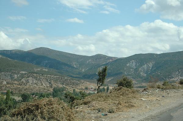 Mountains north of Zela