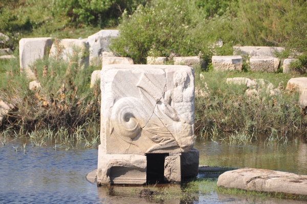 Miletus, Harbor district, Roman naval monument, Relief