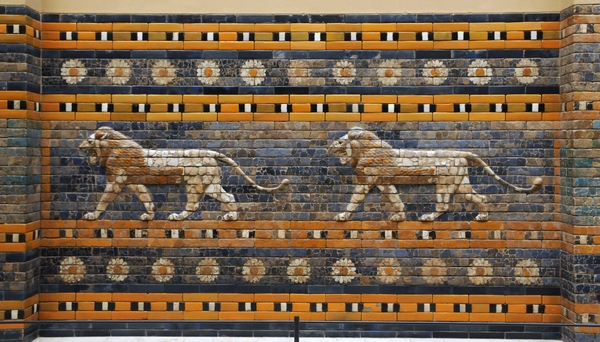 Babylon, Procession Street, Decoration, Lions