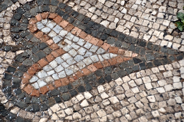 Xanthus, Colonnaded Street, Church, Mosaic