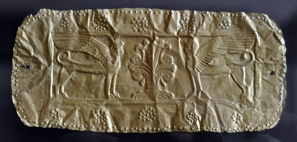 Enkomi, Late Bronze pectoral with sphinxes