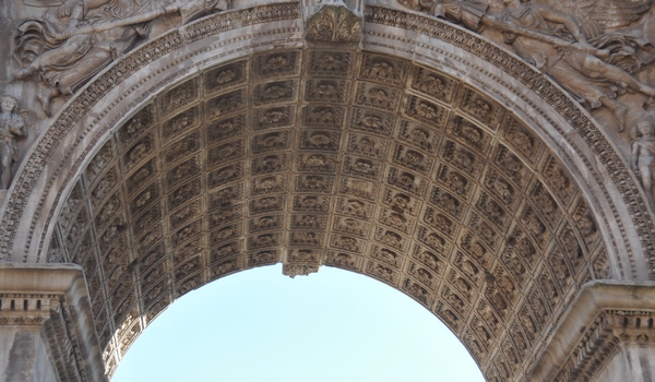 Rome, Forum Romanum, Arch of Severus, Vault