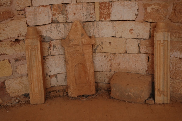 Qasr Libya, West Church, decoration