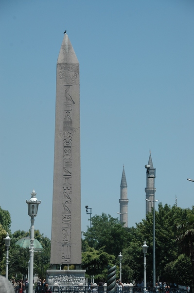 Constantinople, Hippodrome, First Obelisk, from the southwest