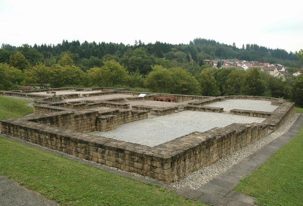 Schwäbisch Gmünd, Schirenhof, Roman fort, Baths