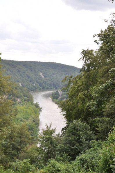 The Danube southwest of Kelheim