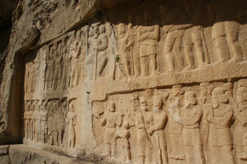 Bishapur, Relief 6, General view along the rock