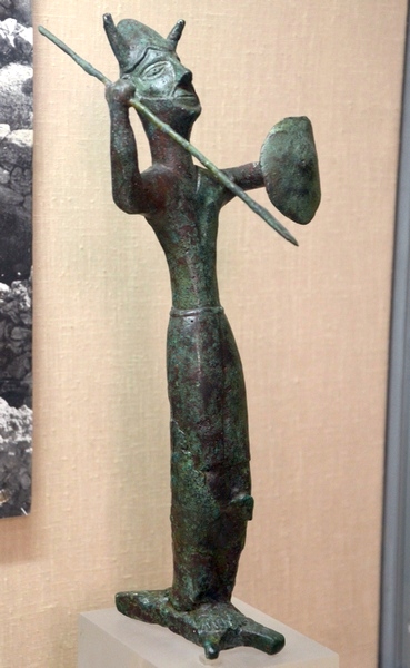 Enkomi, Temple of the Ingot God, Statuette of the Ingot God