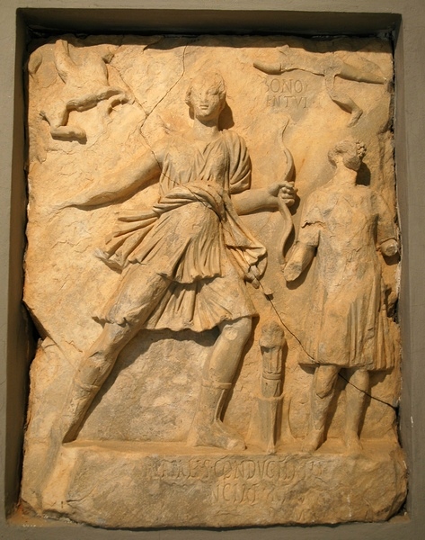 Lepcis, Theater, Relief of Diana