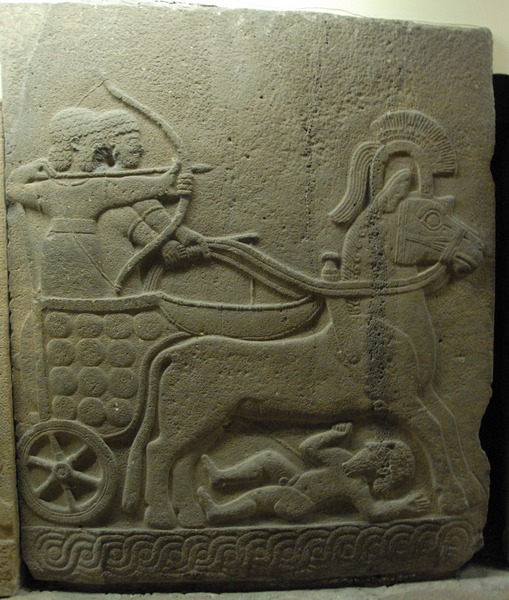 Melitene, Relief of a chariot