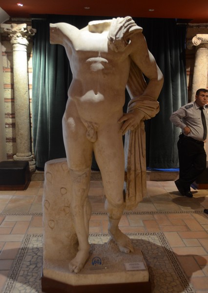 Ancyra, Baths of Caracalla, Statue of an emperor
