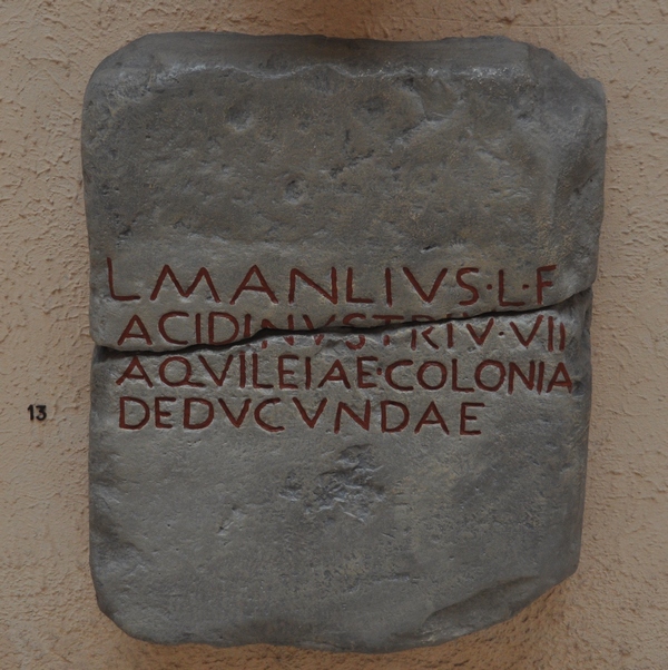 Aquileia, Founding inscription
